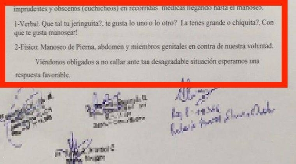 HOY / “Manoseo de abdomen y genitales”: IPS abre sumario tras acusación de jóvenes médicos