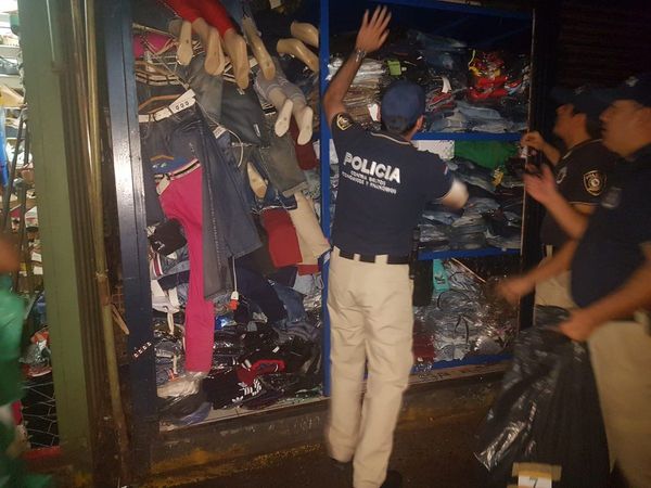 Asestan millonario golpe a la piratería en el Mercado 4