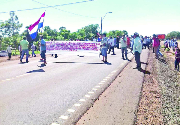 Apuntan a otro cierre de la ruta VII para reducir tarifa de ANDE - ADN Paraguayo