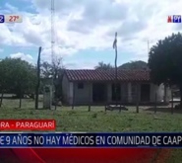 Nueve años sin médicos en comunidad de Caapucú - Paraguay.com