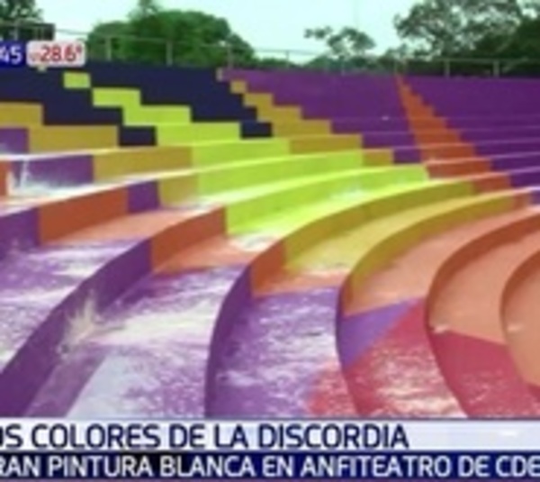CDE: Vandalismo en anfiteatro por cuestiones electorales - Paraguay.com
