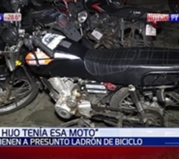 Detienen a ladrón de motos gracias a confesión de su propia madre - Paraguay.com