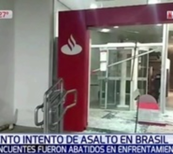 Brasil: Policía abate a 11 delincuentes que irrumpieron banco - Paraguay.com