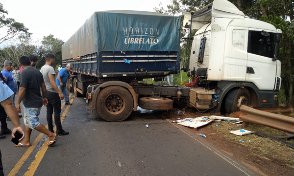 Registran accidente sobre Ruta 7 – Prensa 5
