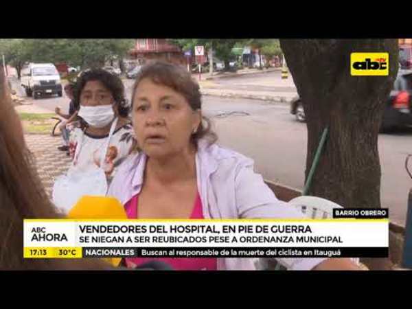 Vendedores del hospital en pié de guerra - Tv - ABC Color