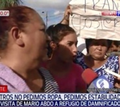 Estos son los reclamos de damnificados que Mario Abdo no escuchó - Paraguay.com