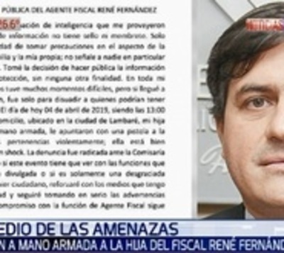 Hija de fiscal amenazado de muerte es víctima de violento asalto - Paraguay.com