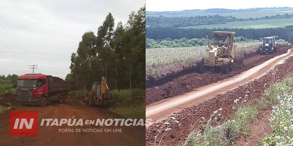 S. RAFAEL DEL PNÁ: INTENSOS TRABAJOS DE REPARACIÓN DE CAMINOS VECINALES.