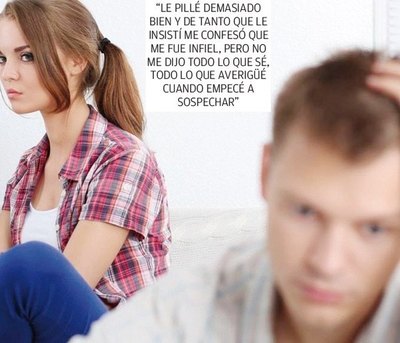 “Estamos juntos, pero siento en el alma que mi señora me engañó”