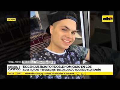 Exigen justicia por doble homicidio en Ciudad del Este - Tv - ABC Color