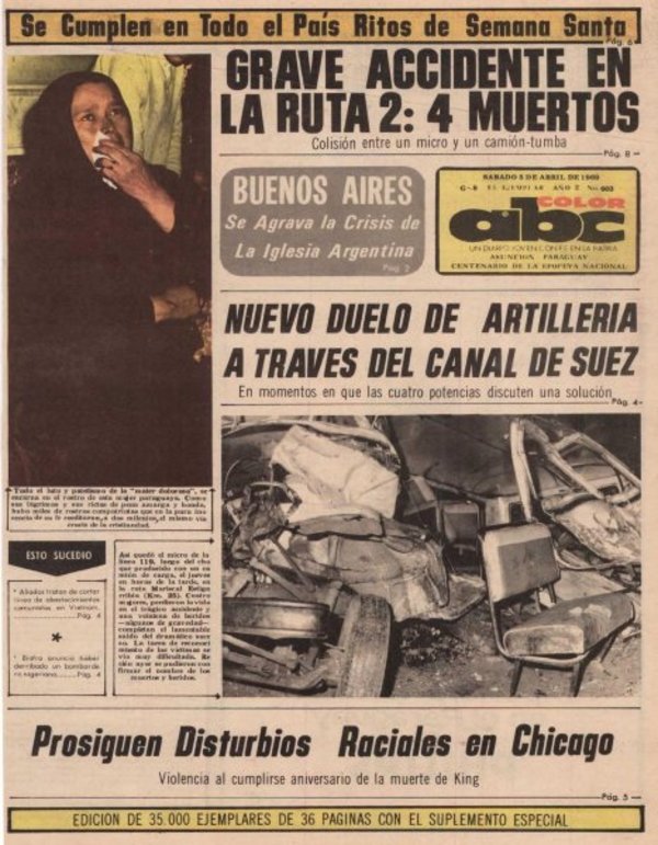 5 de abril de 1969 - Un Dia Como Hoy - ABC Color