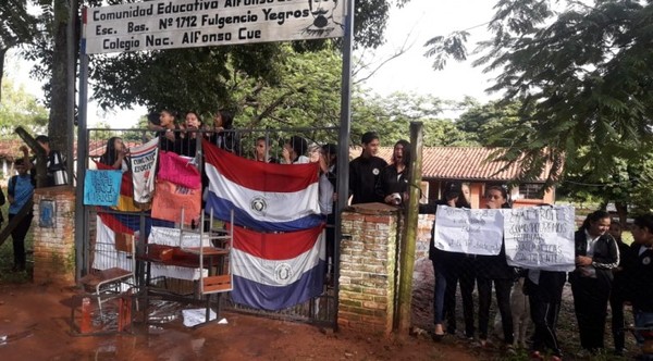 Alumnos toman dos colegios en Horqueta - ADN Paraguayo