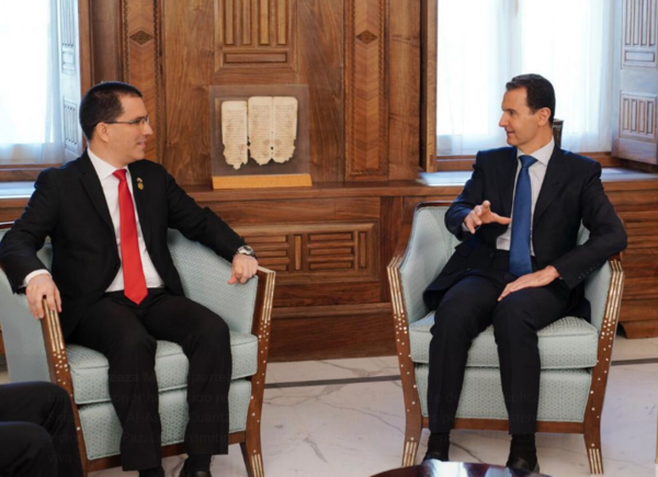 El canciller chavista visitó a Al Assad y recibió "consejos” - ADN Paraguayo