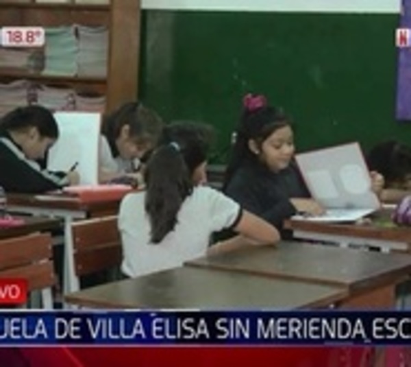 400 alumnos sin merienda escolar en Villa Elisa - Paraguay.com