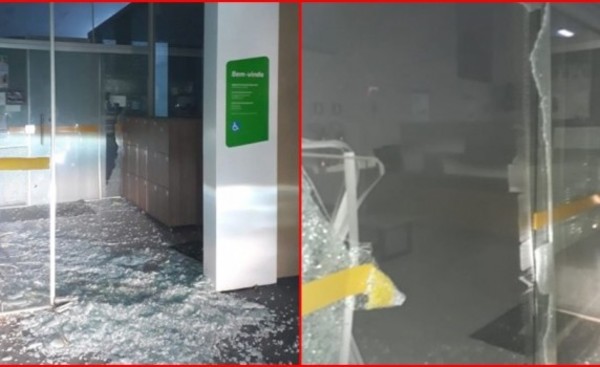 Unos 40 criminales roban banco en frontera con Capitán Bado