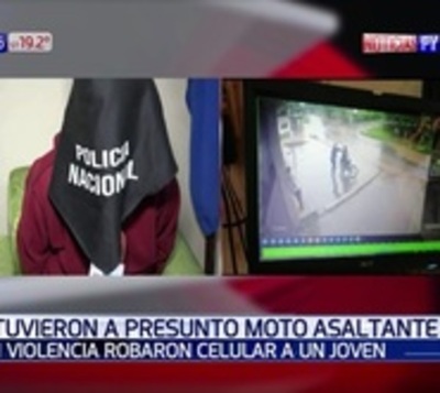 Cae presunto motochorro que participó en violento asalto a joven - Paraguay.com
