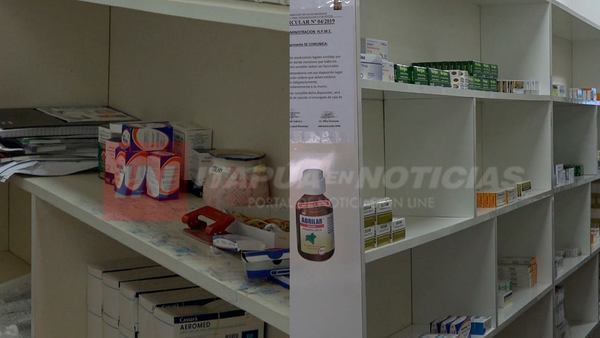 DESAPARECEN MEDICAMENTOS POR GS. 48 MILLONES EN EL PEDIÁTRICO