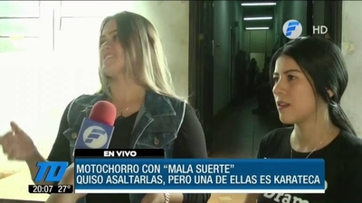 HOY / Una joven reduce a golpes a motochorro armado con arma de fuego: "Le pateé abajo..."