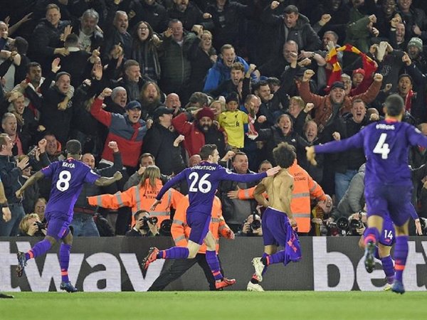 El Liverpool gana al Southampton y recupera el liderato