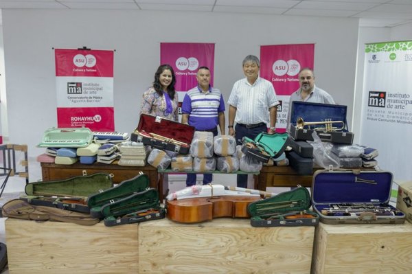 El IMA recibió más de 40 instrumentos musicales del Japón » Ñanduti