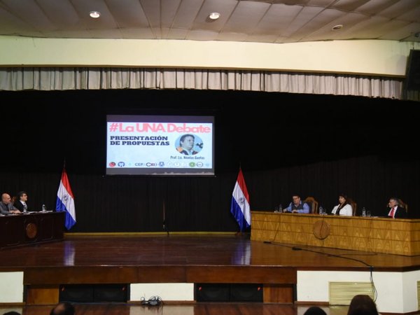 Candidatos a rector de la UNA expusieron sus ideas durante debate | Paraguay en Noticias