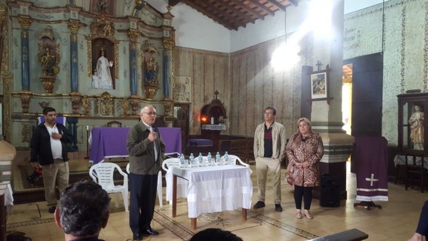 Monseñor Ocampo en medio de polémica de asfaltado en Quyquyhó - Nacionales - ABC Color
