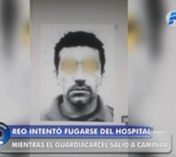 Detienen a reo de Tacumbú que intentó fugarse de hospital - Paraguay.com