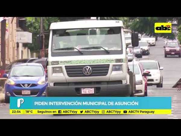 Piden intervención municipal de Asunción - Tv - ABC Color