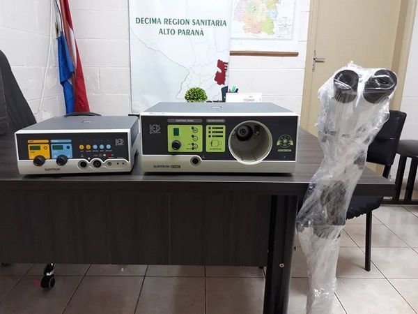 Alto Paraná recibe equipos de alta gama para uso ginecológico