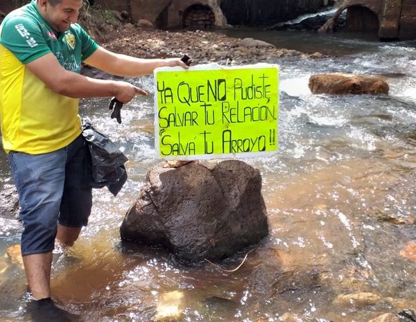 Campaña para salvar arroyo Saltito se acrecienta