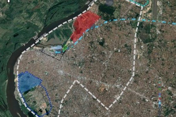 Ministro Durand garantiza construcción de viviendas para la Costanera Sur