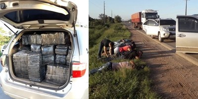 SENAD INCAUTÓ MÁS DE UNA TONELADA DE MARIHUANA PRENSADA