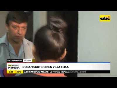 Roban tienda en Villa Elisa - Tv - ABC Color