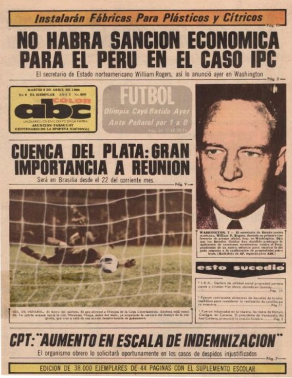8 de abril de 1969 - Un Dia Como Hoy - ABC Color