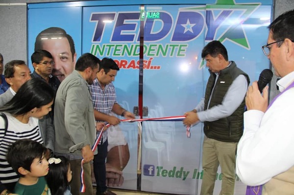 Habilitaron el Puesto de Comando de “Teddy Intendente, lista 5” - ADN Paraguayo
