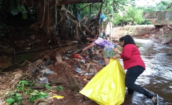 Limpian arroyo Saltito y pretenden “contaminación cero”