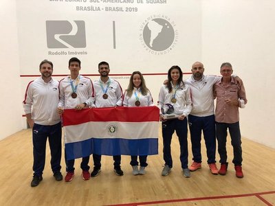 Paraguay cosecha 3 medallas en competencia de squash - ADN Paraguayo