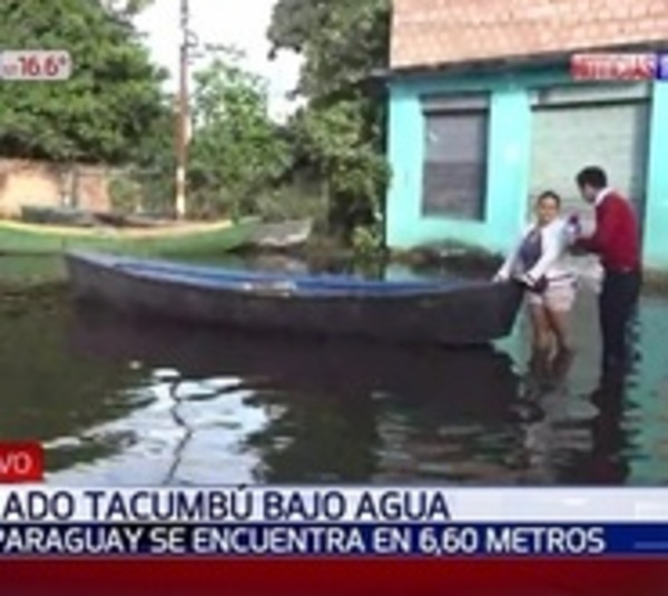 La crecida en Asunción: "Optamos por quedarnos" - Paraguay.com