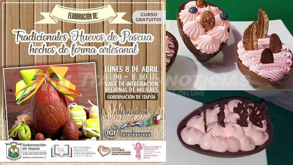 ENSEÑARAN TÉCNICAS PARA ELABORAR HUEVOS DE PASCUA.