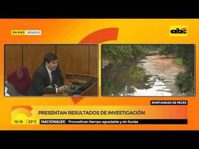 Presentan resultados de investigación sobre peces - Tv - ABC Color