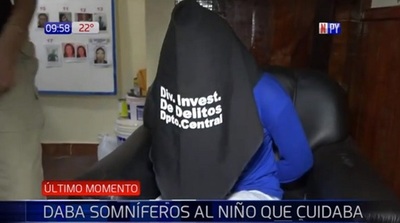 Detienen a niñera que daba somnífero a bebé