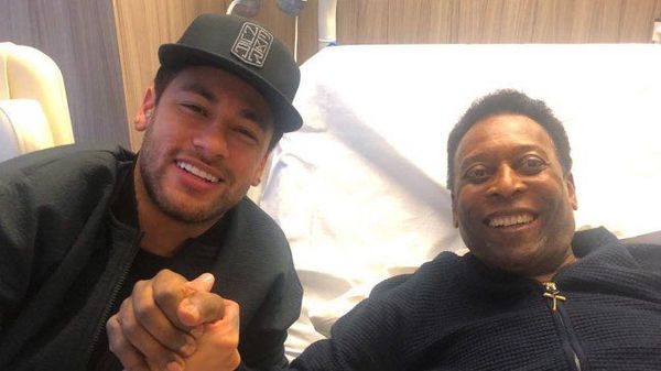 Neymar visita a Pelé - Deportes - ABC Color