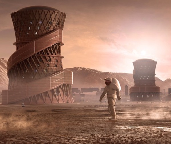 NASA presenta tres modelos de casas para vivir en Marte