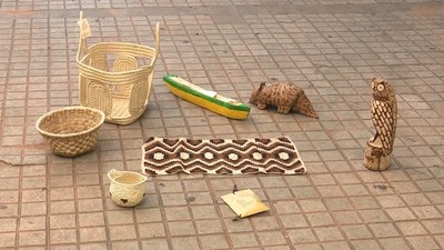 Mujeres Indígenas llegan a Asunción para hacer denuncias y exponer artesanía