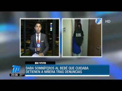 Detienen a niñera que daba somnífero a un bebé