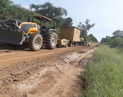 Mejoran caminos de Boquerón tras lluvias - Edicion Impresa - ABC Color