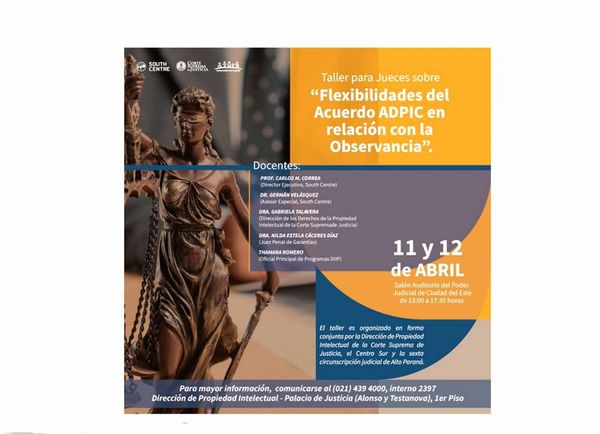 Harán cuso taller para jueces en Ciudad del Este