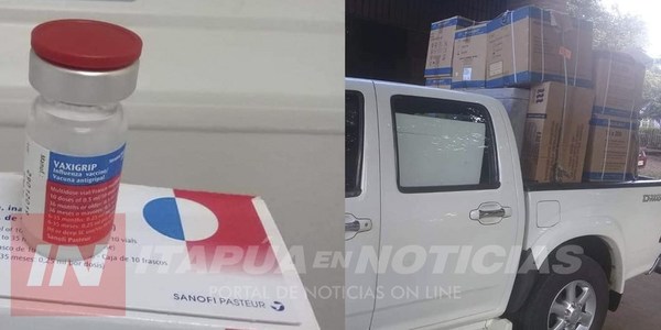 LLEGAN 43 MIL DOSIS DE VACUNAS ANTIGRIPALES PARA ADULTOS.