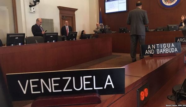 OEA discute la situación en Venezuela este martes