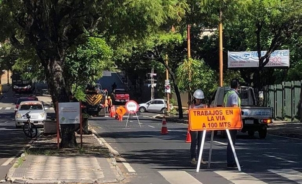 Cierre de varias calles por obras hasta el 14 de abril | Paraguay en Noticias
